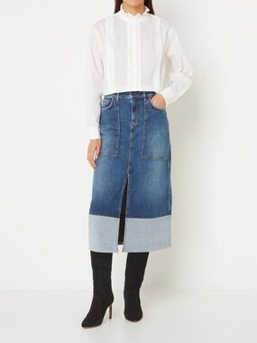Ba&sh lady denim skirt , sz : small (26)
